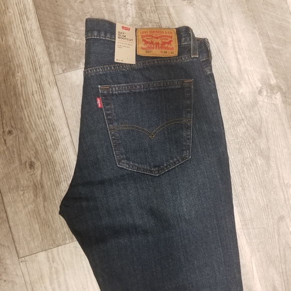 Levi's 527 bootcut jeans 36 x 32 nwt - Picture 2 of 2
